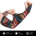 thumbnail image 2 of Fotbe Rose Flowers Mangas para Brazos con Protección Solar UV- Cubrebrazos para Tatuajes – Mangas Deportivas Refrigerantes UPF 50 para Hombre y Mujer, 2 of 7