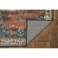 thumbnail image 6 of Linon Washable Foley Polyester 5'x7' Rug in Brown, 6 of 20