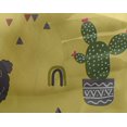 thumbnail image 5 of oneOone Georgette Viscose Yellow Fabric Kawai Sewing Material Print Fabric By The Yard 42 Inch Wide-CL, 5 of 5