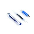 thumbnail image 4 of EnerGel Retractable Gel Roller, 0.7mm, Medium Point, 3 Pens and 4 Refills pack, Blue Ink, 4 of 5