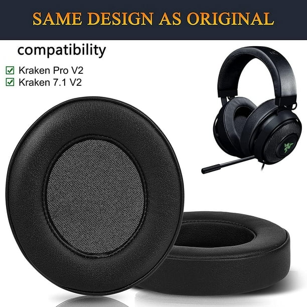 SOULWIT Protein Leather Ear Pads Cushions Replacement Earpads for