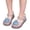 Blue, variant on BRGZLK Beach Sandals for Girls Cute Candy Color Shell Decor Closed Toe Mary Jane Dance Sandal Lightweight Breathable Kids Shoes Pink 3-4 Years