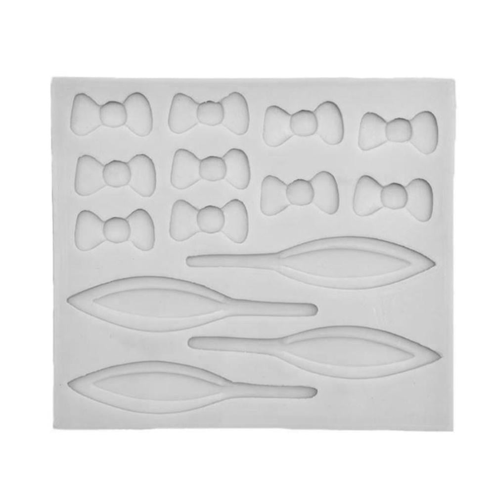 Silicone mold silicone soap mold Mini Small solid  bowknot shaped DIY making