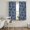 Slate Blue, Charcoal Gray, variant on Palm Trees Sheer Curtains 84 Inch Length 2 Panels Set, Summer Tropical Coconut Tree Plants Blue Voile Window Treatment Rod Pocket Curtains Sheers Drapes for Bedroom/Living Room/Kitchen 52"x84"x2
