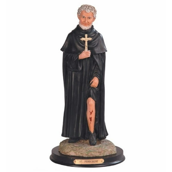 FC Design 12"H Saint Peregrine Statue Peregrine Laziosi Holy Figurine Religious Decoration
