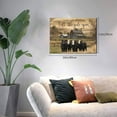 thumbnail image 3 of Farmhouse Wall Art Barn Cow Canvas Print Rustic Country Themed Painting Giclee Matte Prints Home Decor For Bedroom Living Room Bathroom Kitchen Ready To Hang 12x16 Inch, 3 of 6