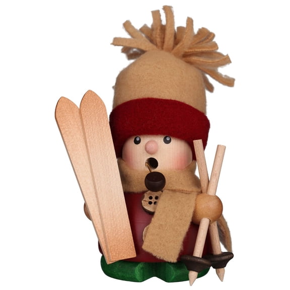 Alexander Taron 4.5" Christian Ulbricht "Our Little Skier" Christmas Incense Burner