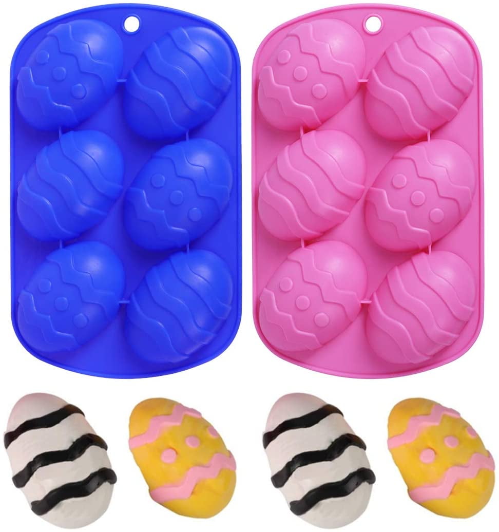 Easter Egg Silicone 3D Chocolate Mold Cake Candy Baking Mould Baking Tray Molds 
