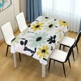 thumbnail image 4 of Yayeee Tablecloths 60" x 120" Rectangle Wrinkle Resistant Party Table Cover, White Flower, 4 of 8