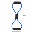 thumbnail image 3 of Resistencia Para Ejercicios, Banda Elástica Para Ejercicio De Goma En 8 Formas, Para Espalda, Pecho, Gimnasio, Hogar, Oficina, Estiramiento, Cuerda De Entrenamiento Vogacara OD007664-00, 3 of 7
