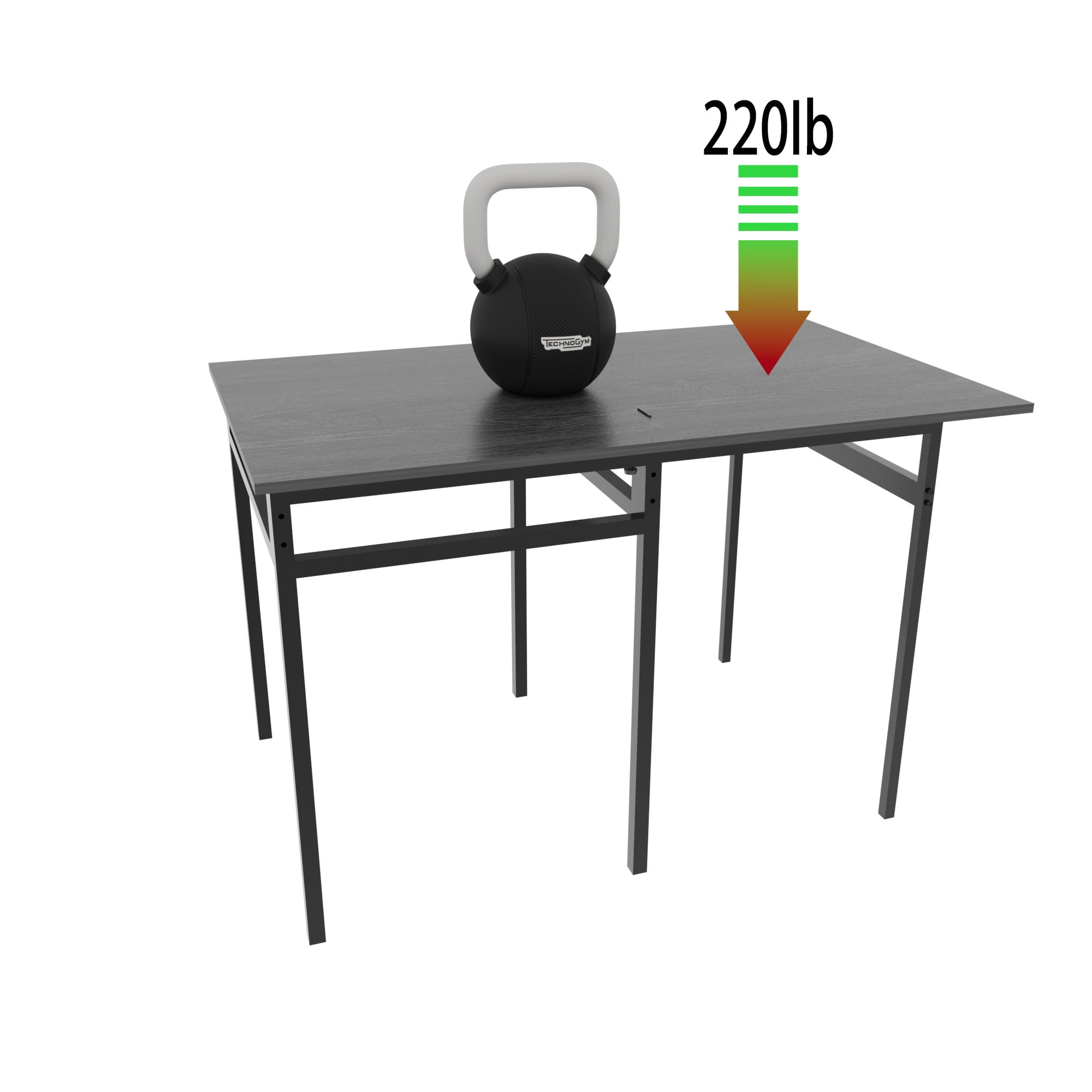 GARITIN Extendable Dining Table Set with 4 Chairs, Rectangular Expandable Kitchen Table for Small Family Apartment, Charcoal and Grey