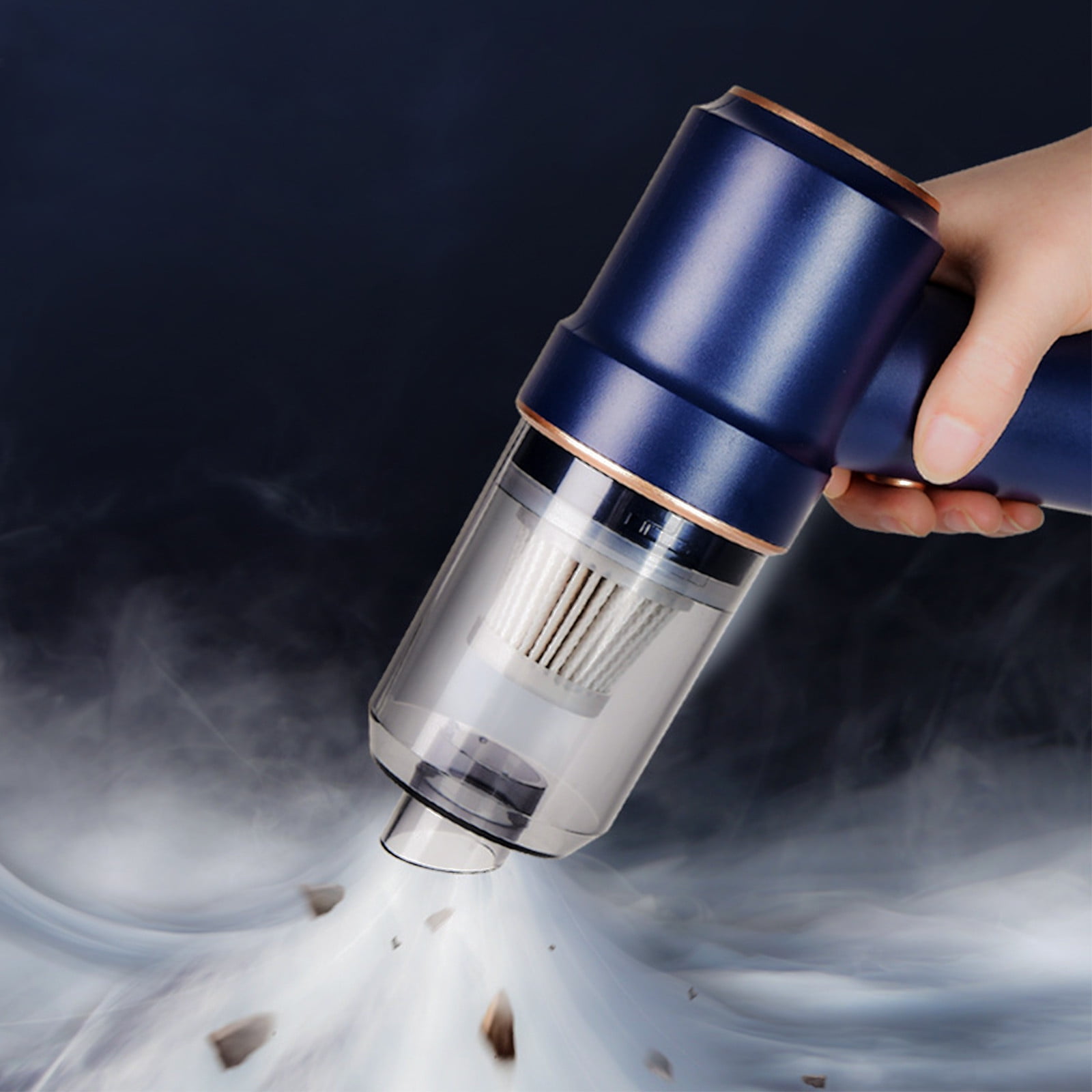 HBBKVI Car Vacuum, Car Vacuum Cleaner, Handheld Vacuum Cleaner High Power Vacuum Cleaner with Multi-nozzle and Floor Brush for Vehicle/office/ Pet Hair.