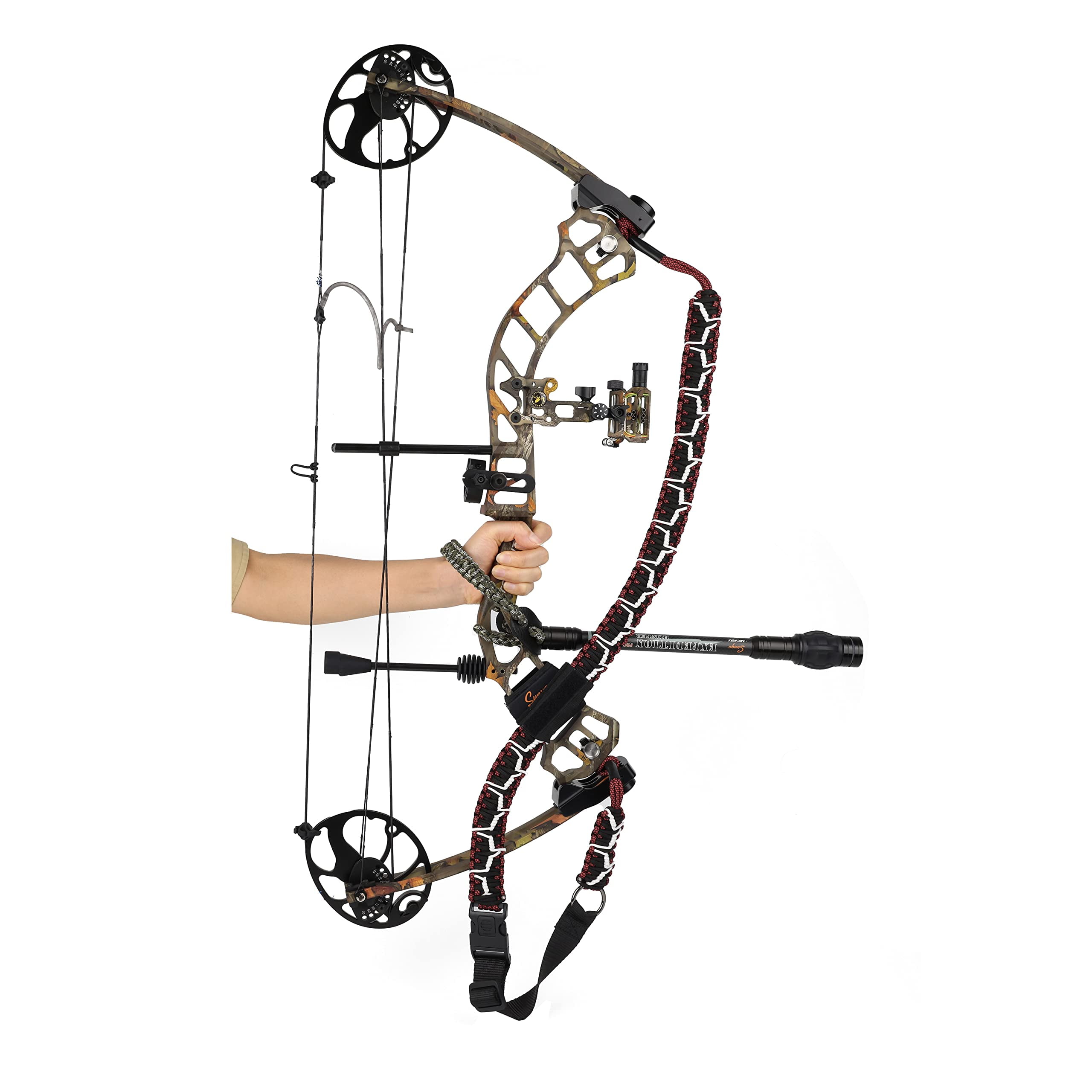 SUNYA Paracord Compound Bow Sling with V2 Upgraded Connection