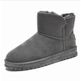 thumbnail image 4 of Unisex Black Suede-like Snow Boots - Warm, Durable & Stylish Winter Footwear for Adults, 4 of 11