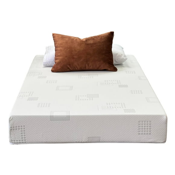 ViscoLogic Twin - Maxima Plus Made in Canada Reversible Sleep & Pressure Relief Comfort Gel Infused Foam  Medium Firm Twin Mattress, Removable Bamboo Feel Cover, CertiPUR-US® Certified Foam,  7 Inch