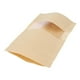 thumbnail image 2 of 50 bolsas de papel kraft con cierre hermético para alimentos con ventana 9x14 + 3, 2 of 8