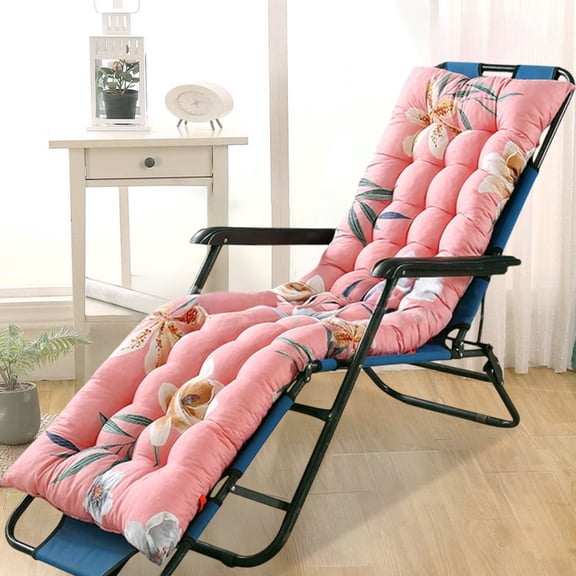 FEOLGEHLY 47.2"x18.9" Outdoor Patio Lounge Chair Cushions, Rocking Chair Sofa Cushion, Indoor/Outdoor Printed Lounger Seat Cushions, for Adults, Ideal for Living Room, Balcony, Patio, Gatherings