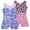 Blue Purple Mermaid Scale, variant on Aideaone Girls Gymnastics Leotards 2 Pack Sleeveless Rhinestone Biketards Sparkle Printed Dance Unitard Ballet Training Bodysuit for Little Girls 4-10Y