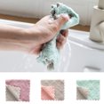 thumbnail image 3 of Yesbay 5Pcs Water Absorbent Washing Dish Cloth Towel Rag Home Kitchen Clean Tablecloth, 3 of 7