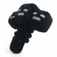 thumbnail image 2 of 8 Inch Black Pixel-Style Three-Headed Stuffed Plush Toy, Video Game Collectible Plushies - Wither, 2 of 5