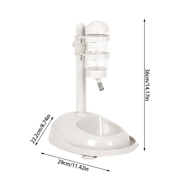 Automatic Pet Water Dispenser Bowl Adjustable Height Detachable Standing Water Feeder For Dogs Cats Indoor Use Durable Plastic
