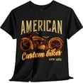 thumbnail image 1 of Playera de Moto Vintage - American Custom Bikes - 100% Algodón, 1 of 8
