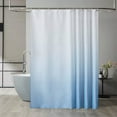 thumbnail image 1 of EGNMCR Bathroom Accessories Gradient Digital Printed Shower Curtain Waterproof Bathroom Curtain Polyester Thickened Shower Cover Bathroom Curtain Polyester Waterproof Shower Curtain, 1 of 7