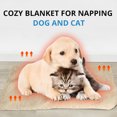 thumbnail image 5 of Throw Blanket Self-Warming Cat Bed,Thermal Pet Pad For Dogs Cats,Heat Reflective Aluminum Foil Mat,Washable Indoor Outdoor Pet Blanket Holiday Gifts, 5 of 7