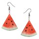 thumbnail image 1 of Watermelon Dangle Earrings Fashion Creative Watermelon Earrings Women Jewellery Gift 1Pair Celebration, 1 of 4
