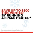 thumbnail image 6 of Digital Ceramic Tower Heater, 1500 Watt, Black – Oscillating Ceramic Heater – Space Heater with Two Heat Settings, Medium Room, 6 of 8
