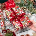 thumbnail image 7 of HOMERAL Christmas Wrapping Paper Roll - Santa Claus Gift Wrap - Perfect for Christmas - 17 Inch X 33 Feet, 7 of 7