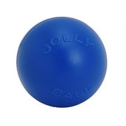 Jolly Pets Push-n-Play Ball Dog Toy, 4.5 Inches/Small, Blue (345 BL)