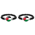 thumbnail image 1 of Pulseras con bandera de países Moda retro multicapa para mujeres y hombres (XSWX6078), 1 of 2