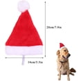thumbnail image 3 of Piezas Gorro para Perro y Gato para Tocado Navideño para Perros Gorro para Mascotas con Banda elástica Accesorios para el Cabello navideños cálidos y esponjosos para Gatos Perros Conejos, 3 of 5