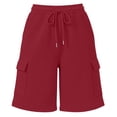 thumbnail image 6 of Gunia Capri Sweatpants For Women Knit Pocket Belted Casual Pants For Comfortable Everyday Wear With Functional Pockets Construction Summer Pants, 6 of 6