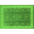 thumbnail image 1 of Ahgly Company Indoor Rectangle Oriental Green Traditional Area Rugs, 2' x 3', 1 of 4