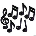 thumbnail image 2 of Black Plastic Musical Notes 13" - 12 Pack (7 Per Package), 2 of 3