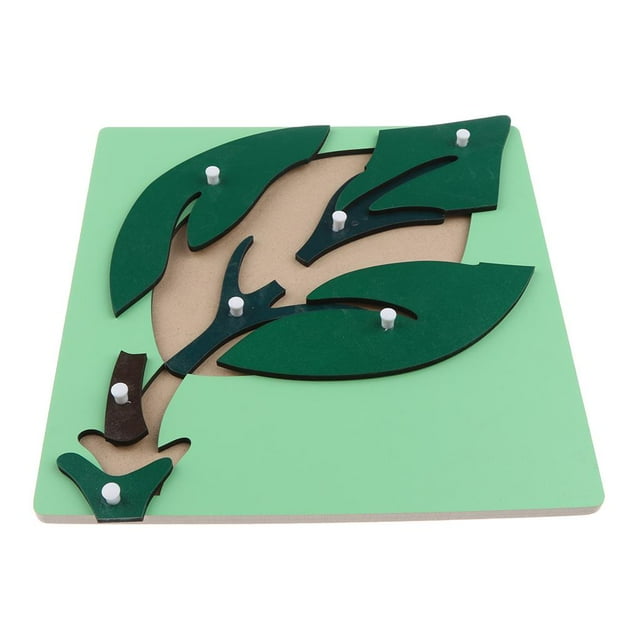 Juguete Montessori de Rompecabezas de Animales de Simulación de Cognición para Bebés Hugo Juguete de madera Montessori