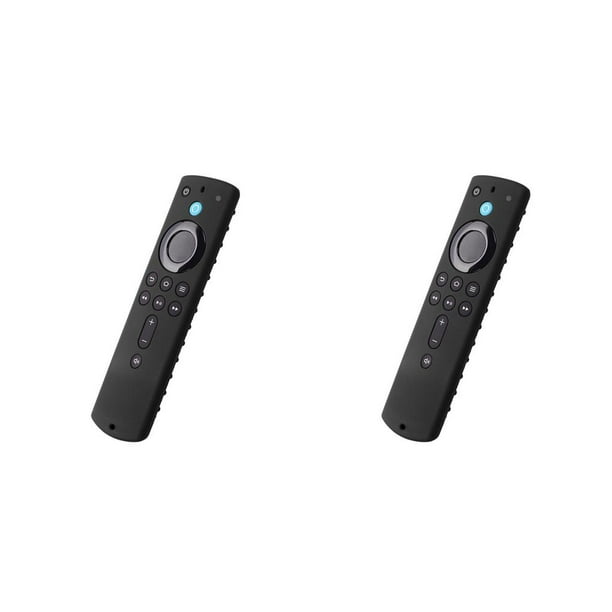 Bearachild Funda protectora de silicona con mando a distancia, funda antideslizante de repuesto para , tercera generación, tamaño libre, Hotel, Negro 2Conjunto