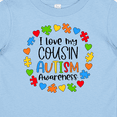 thumbnail image 4 of Inktastic I Love My Cousin Autism Awareness Boys or Girls Baby T-Shirt, 4 of 5