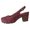 Wine, variant on CAIXIA Cute Sandals For Women Women Summer Casual Sandals with Buckle Strap Comfortable Square Heel Open Toe Beach Footwear,Black
