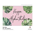 thumbnail image 1 of Pro-Graphx Kappa Alpha Theta Greek Sorority & Fraternity Flag Officially Licensed, Tapestry, Display Banner, Sign, Letter Pattern Large Decor - 3 feet x 5 feet - Pink Palm, 1 of 4
