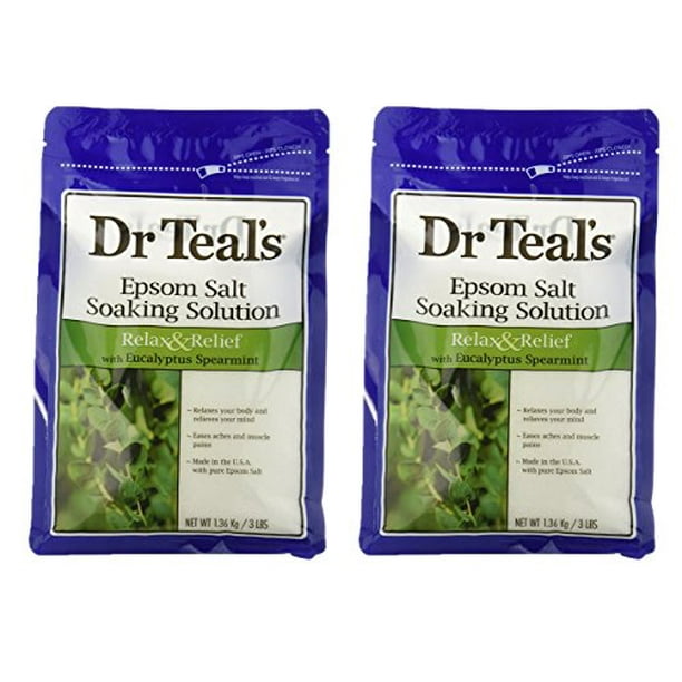 Dr. Teal's Epsom Salt Soaking Solution with Eucalyptus Spearmint