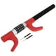 thumbnail image 1 of Candado para Ruedas Unique Bargains Fácil de Llevar Herramienta Antirrobo para Coche SUV Candado de Cinturón de Seguridad Universal para Coche Furgoneta Autocaravana Antirrobo Acero Rojo, 1 of 1