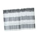 thumbnail image 1 of Cortinas de baño a rayas con volantes cortos y bolsillo para barra, decoración de ventanas de cocina Gris_ 137x915cm, 1 of 9