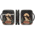 thumbnail image 6 of FOR U DESIGNS Frog Mushroom Moon Print Bible Cover Multifunctional Bible Holder Case Large Quilted Bible Carrier Tote Bag Bible Journaling Supplies Christian Gifts, 6 of 7