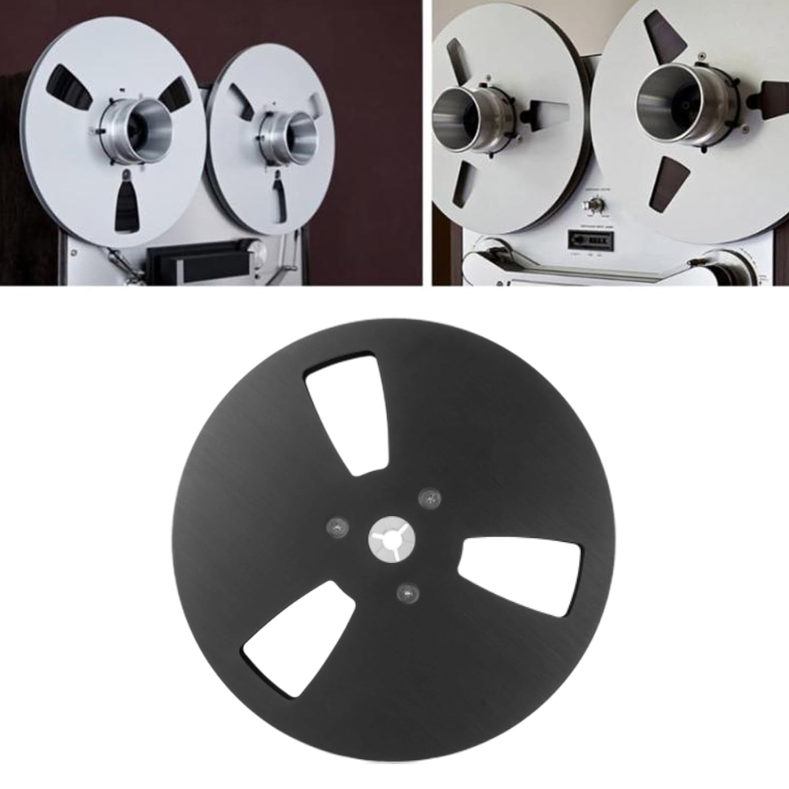 Precise Engineered 7Inch Aluminum Empty Tape Reel For Open Reel Tapes Decks Ensures Perfect Fit And Reliability Use
