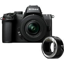Nikon Z50 II 20.9 MP DX-Format Lightweight and Compact Mirrorless Camera with 16-50mm Lens Bundle with Nikon FTZ II Mount Adapter (2 Items)