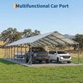 thumbnail image 5 of 20'x40'x12' Metal Carport, for Multiple Vehicles, 5 of 6