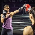 thumbnail image 3 of Gants de boxe Iron Body Fitness série Training, 12 oz, rouge/noir, 3 of 9